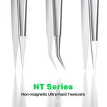 MECHANIC Non-Magnetic Ultra-Hard Professional Repair Tweezers, NT-K, NT-11, NT-15