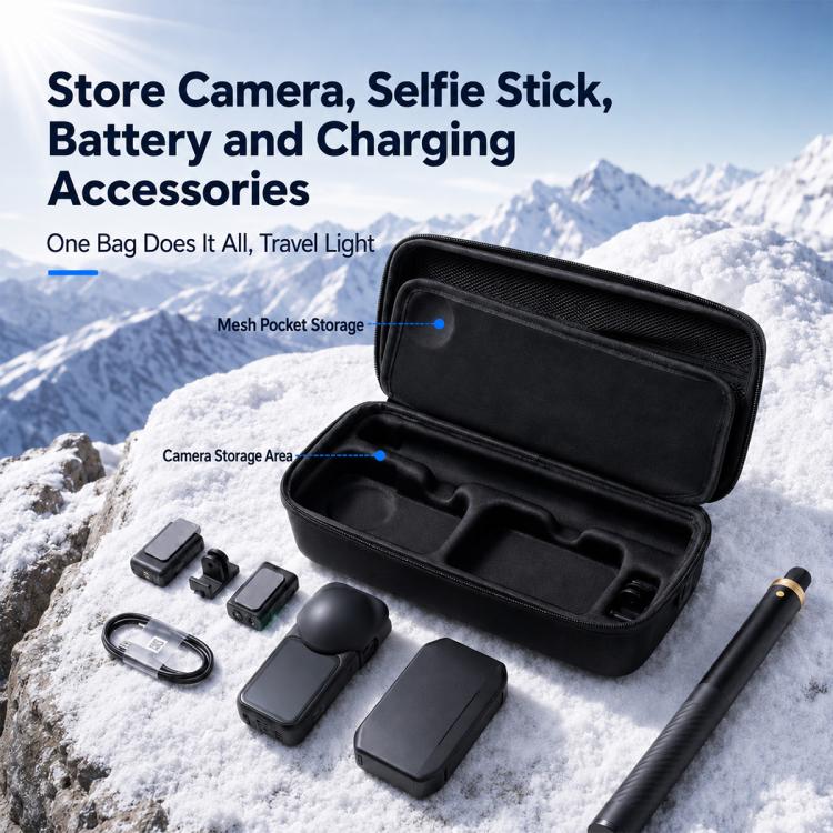 Borsa rigida in EVA per il trasporto e lo stoccaggio, For Insta360 X6