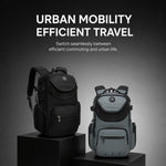 OZUKO Borsa per laptop da uomo, grande capacità, zaino tecnologico per pendolari