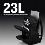 OZUKO Borsa per laptop da uomo, grande capacità, zaino tecnologico per pendolari