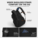 OZUKO Borsa per laptop da uomo, grande capacità, zaino tecnologico per pendolari