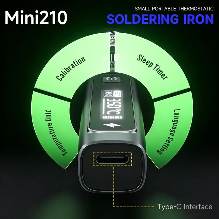 MECHANIC Mini 210 Saldatore elettrico portatile intelligente ad alta potenza da 40 W