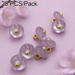 Confezione da 20 bottoni decorativi a disco in resina per Qipao, abito etnico cinese., 16L-10mm