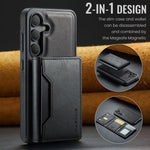 Custodia per telefono rimovibile con tasca per carte RFID MagSafe serie K2 di MAGKING., For Galaxy S25 5G, For Galaxy S25+ 5G
