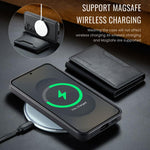 Custodia per telefono rimovibile con tasca per carte RFID MagSafe serie K2 di MAGKING., For Galaxy S25 5G, For Galaxy S25+ 5G