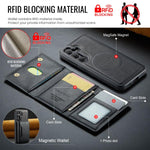 Custodia per telefono rimovibile con tasca per carte RFID MagSafe serie K2 di MAGKING., For Galaxy S25 5G, For Galaxy S25+ 5G