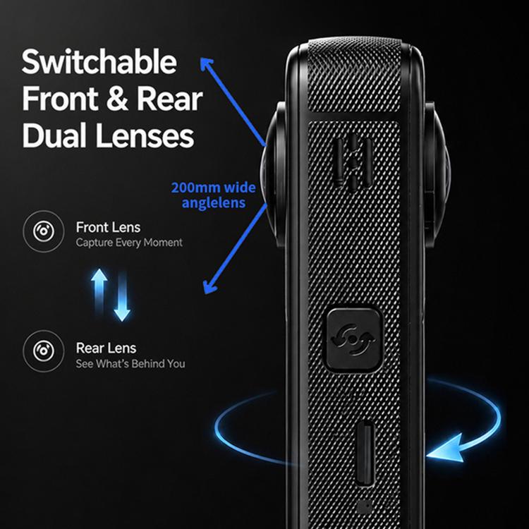 X5 Pro 2.0 inch Screen 200 Degrees Wide Angle 4K Panoramic Action Camera