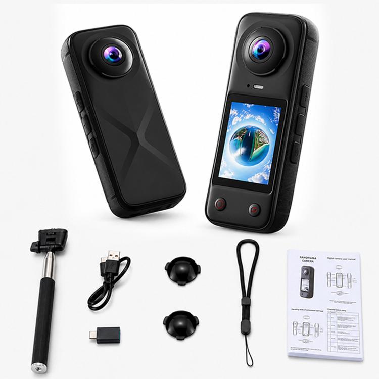 X5 Pro 2.0 inch Screen 200 Degrees Wide Angle 4K Panoramic Action Camera