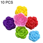 Confezione da 10 stampi in silicone per fiori resistenti alle alte temperature.