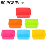 50 pezzi/confezione Stampo in silicone per torte