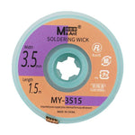 MaAnt 1.5m Low Residue No-clean Solder Wick, MY-1015, MY-1515, MY-2015, MY-2515, MY-3015, MY-3515