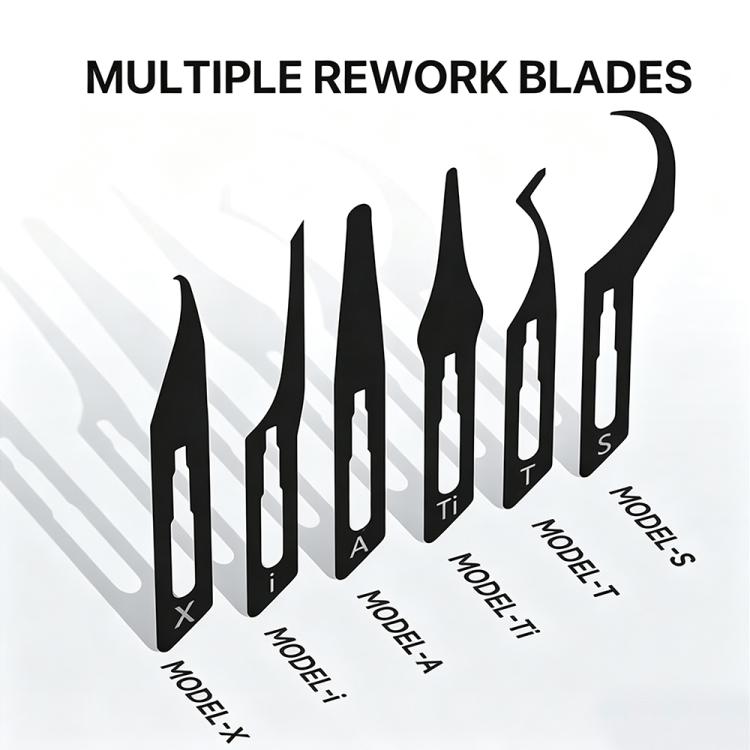 MECHANIC Assassin 6 Professional 6 in 1 Degumming Rework Blade Set
