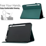 Custodia per tablet intelligente in ecopelle a variazione di pressione, For Galaxy Tab S10+ / S9 FE+ / S9+, For Galaxy Tab S6 Lite 2024 / 2022 / 2020, For Galaxy Tab A8 X200 / X205, For Galaxy Tab A7 2020 T500 / T505