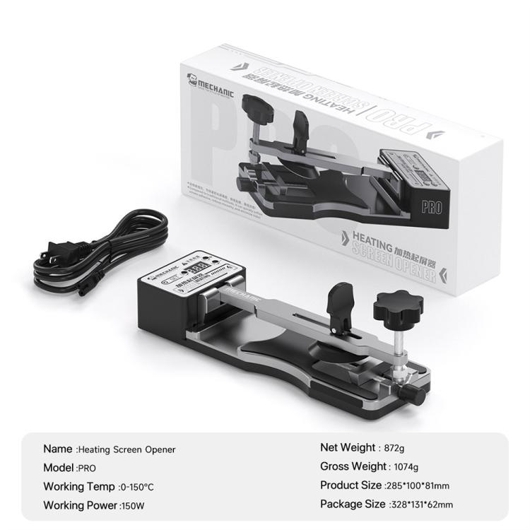 MECHANIC Pro Estrattore di preriscaldamento per il riscaldamento e lo smontaggio della cover posteriore dello schermo del telefono cellulare, EU Plug, US Plug