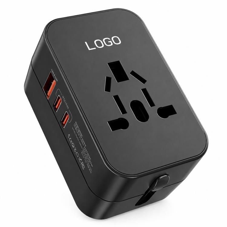 PD35W 2-Port Type-C + USB-A Universal Travel Adapter Worldwide Charger