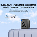 2-Port Type-C + USB-A Universal Travel Adapter Socket Worldwide Charger, 3.4A, PD20W, PD35W