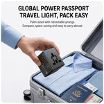 2-Port Type-C + USB-A Universal Travel Adapter Socket Worldwide Charger, 3.4A, PD20W, PD35W