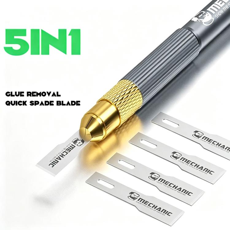 MECHANIC FS-51 Stainless Steel Anti-Static Glue Removal Quick Spade Blade Set