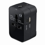 Universal Travel Adapter Multifunctional Power Socket Charger, 2.1A Dual-Port USB, 2.4A USB+Type-C
