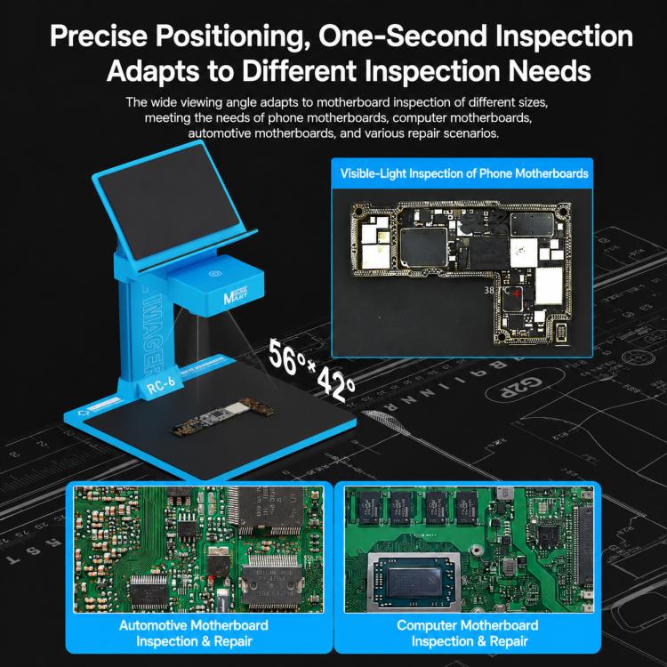 MaAnt RC-6 4K HD PCB Motherboard 3D Dual Light Infrared Thermal Imaging Diagnosis Analyser