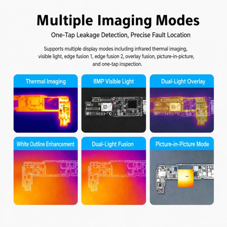 MaAnt RC-6 4K HD PCB Motherboard 3D Dual Light Infrared Thermal Imaging Diagnosis Analyser