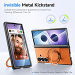 Supporto girevole in metallo, custodia ibrida per telefono MagSafe in TPU e PC., For Galaxy Fold8 Ultra 5G
