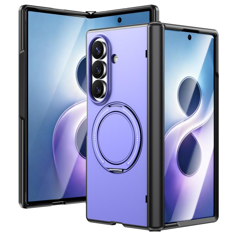 Supporto girevole in metallo, custodia ibrida per telefono MagSafe in TPU e PC., For Galaxy Fold8 Ultra 5G