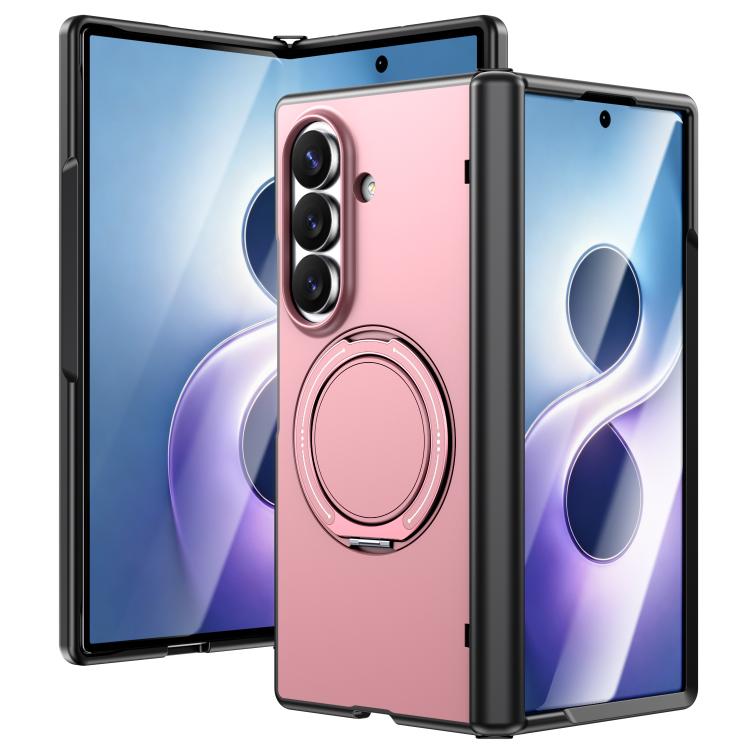 Supporto girevole in metallo, custodia ibrida per telefono MagSafe in TPU e PC., For Galaxy Fold8 Ultra 5G