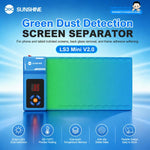 SUNSHINE LS3 Mini V2.0 Tappetino riscaldante separatore per la rimozione dello schermo LCD da 10,5 pollici con rilevamento della polvere verde, US Plug, EU Plug, UK Plug, AU Plug