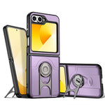 Cover scorrevole per fotocamera, supporto girevole 2 in 1, custodia per telefono antiurto con airbag., For Galaxy Z Flip6 5G