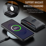 MAKGING Serie K5 Portafoglio pieghevole a tre ante con protezione RFID e custodia magnetica rimovibile per telefono, For Galaxy S26 FE 5G, For Galaxy S26+ 5G, For Galaxy S26 Ultra 5G