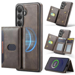 MAKGING Serie K5 Portafoglio pieghevole a tre ante con protezione RFID e custodia magnetica rimovibile per telefono, For Galaxy S26 FE 5G, For Galaxy S26+ 5G, For Galaxy S26 Ultra 5G