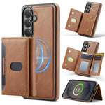 MAKGING Serie K5 Portafoglio pieghevole a tre ante con protezione RFID e custodia magnetica rimovibile per telefono, For Galaxy S26 FE 5G, For Galaxy S26+ 5G, For Galaxy S26 Ultra 5G