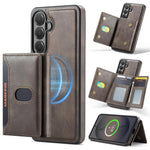 MAKGING Serie K5 Portafoglio pieghevole a tre ante con protezione RFID e custodia magnetica rimovibile per telefono, For Galaxy S26 FE 5G, For Galaxy S26+ 5G, For Galaxy S26 Ultra 5G