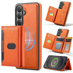 MAKGING Serie K5 Portafoglio pieghevole a tre ante con protezione RFID e custodia magnetica rimovibile per telefono, For Galaxy S26 FE 5G, For Galaxy S26+ 5G, For Galaxy S26 Ultra 5G
