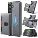 MAKGING Serie K5 Portafoglio pieghevole a tre ante con protezione RFID e custodia magnetica rimovibile per telefono, For Galaxy S26 FE 5G, For Galaxy S26+ 5G, For Galaxy S26 Ultra 5G
