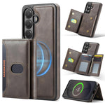 MAKGING Serie K5 Portafoglio pieghevole a tre ante con protezione RFID e custodia magnetica rimovibile per telefono, For Galaxy S26 5G