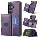 MAKGING Serie K5 Portafoglio pieghevole a tre ante con protezione RFID e custodia magnetica rimovibile per telefono, For Galaxy S26 5G