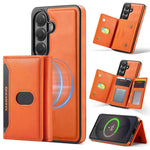 MAKGING Serie K5 Portafoglio pieghevole a tre ante con protezione RFID e custodia magnetica rimovibile per telefono, For Galaxy S26 5G