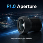 Obiettivo per fotocamera FPV per drone, 1/2,7 pollici F1.0 8MP grandangolare a fuoco fisso, FPV Drone Camera Lens