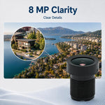 Obiettivo per fotocamera FPV per drone, 1/2,7 pollici F1.0 8MP grandangolare a fuoco fisso, FPV Drone Camera Lens