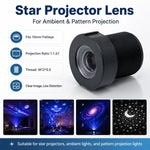 Obiettivo per proiettore di stelle, compatibile con pellicole da 10 mm, rapporto di proiezione 1:1.67, obiettivo condensatore a fuoco fisso., Star Projector Light Lens