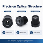 Obiettivo per proiettore di stelle, compatibile con pellicole da 10 mm, rapporto di proiezione 1:1.67, obiettivo condensatore a fuoco fisso., Star Projector Light Lens