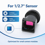 Obiettivo grandangolare M7 da 1/2,7 pollici TTL14,3 mm per mini videocamera DV., 14.3mm M7 Wide Angle Camera Lens