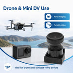 Obiettivo grandangolare M7 da 1/2,7 pollici TTL14,3 mm per mini videocamera DV., 14.3mm M7 Wide Angle Camera Lens