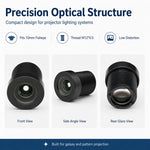 Obiettivo per proiettore di stelle USB compatibile con pellicole da 10 mm, elevato rapporto di proiezione, messa a fuoco HD senza distorsioni., USB Star Projector Light Lens