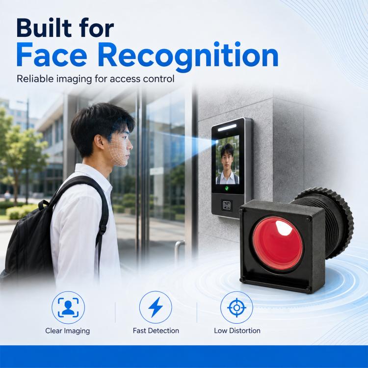 Obiettivo M8 da 5 MP con riconoscimento facciale binoculare per robot e robot tagliaerba, M8 5MP Binocular Lens