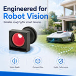 Obiettivo M8 da 5 MP con riconoscimento facciale binoculare per robot e robot tagliaerba, M8 5MP Binocular Lens