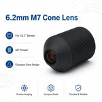 Modulo compatto per fotocamera con obiettivo ottico a cono da 6,2 mm con messa a fuoco fissa M7., 6.2mm M7 Cone Lens