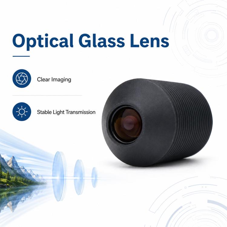 Modulo compatto per fotocamera con obiettivo ottico a cono da 6,2 mm con messa a fuoco fissa M7., 6.2mm M7 Cone Lens
